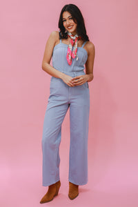 Coastal Cowgirl Denim Jumpsuit