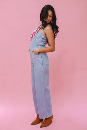 Coastal Cowgirl Denim Jumpsuit