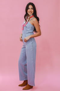 Coastal Cowgirl Denim Jumpsuit