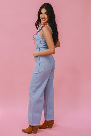 Coastal Cowgirl Denim Jumpsuit