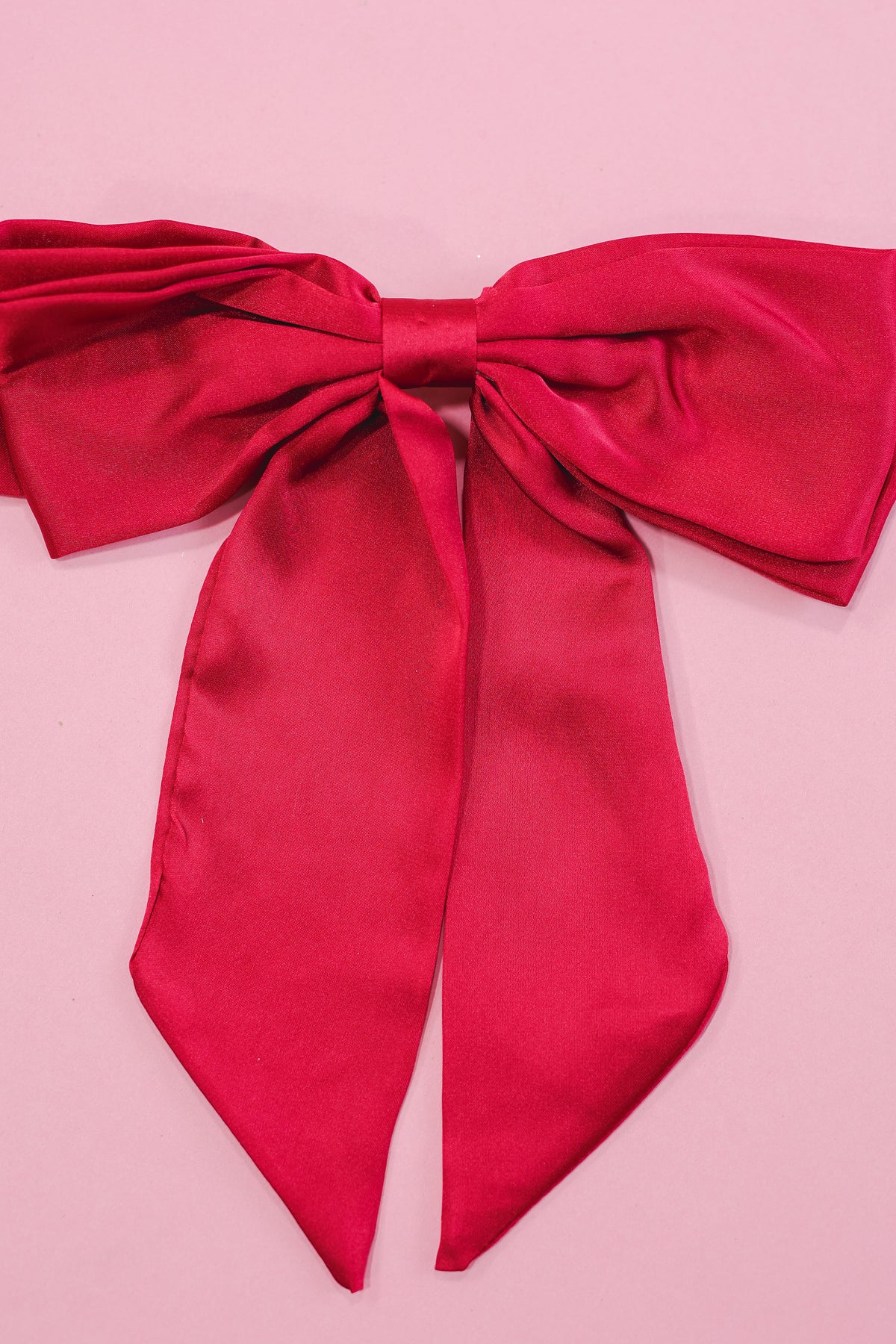 Style Guide Bow In Deep Red