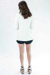 Fit For You Blazer In Ivory