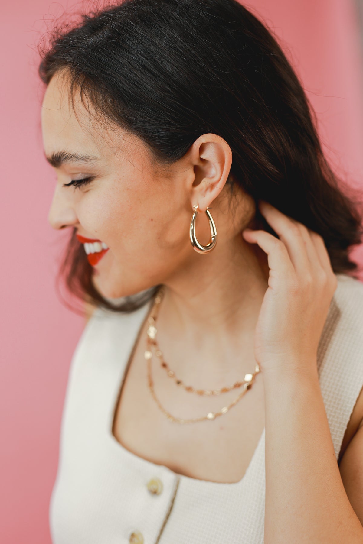 Daily Attire Earrings In Gold