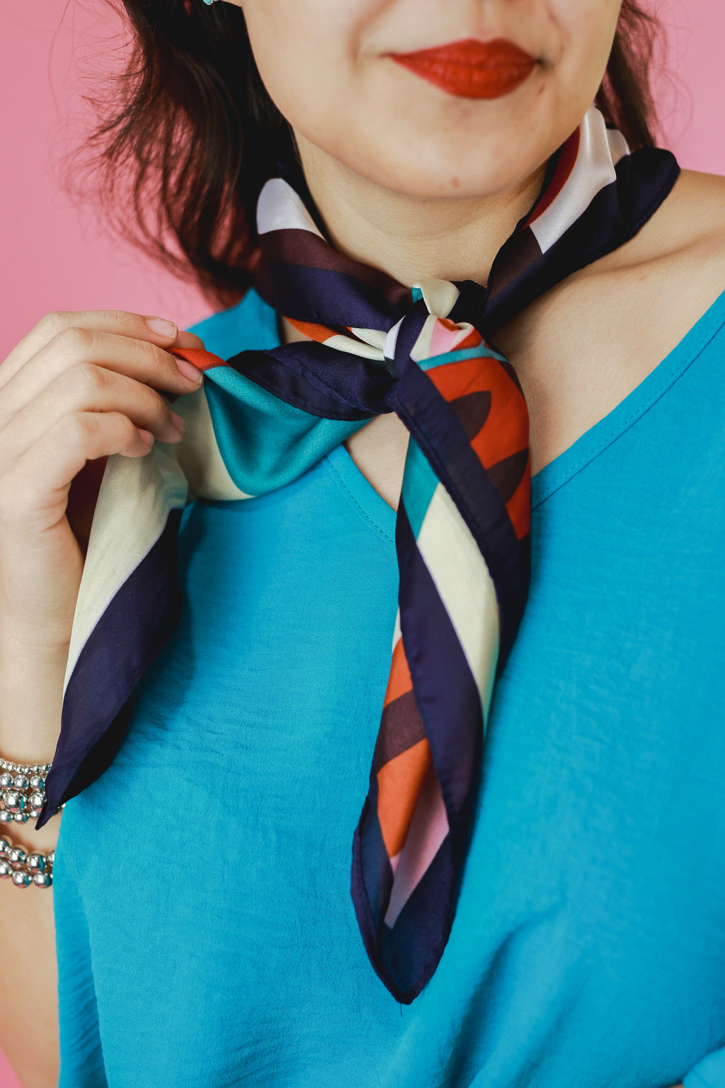 Call It Chic Scarf In Navy