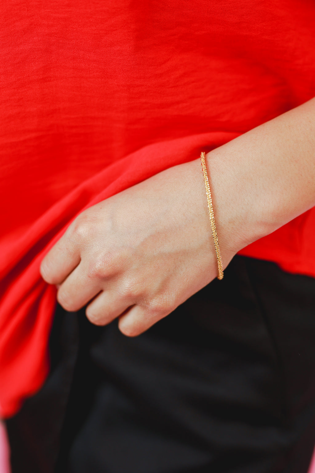 One And Only Chain Bracelet In Gold