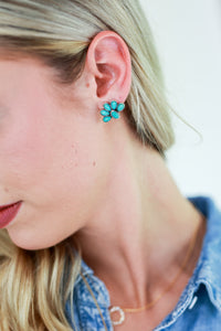 Rodeo In The City Turquoise Studs