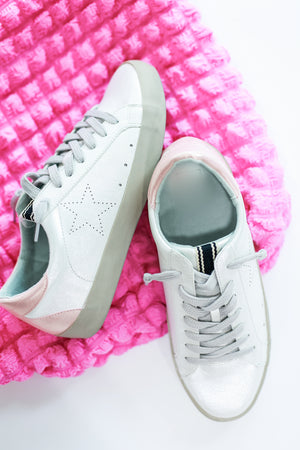 The Mia Sneaker In Pearl