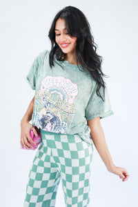 Coastal Cowgirl Tee In Green