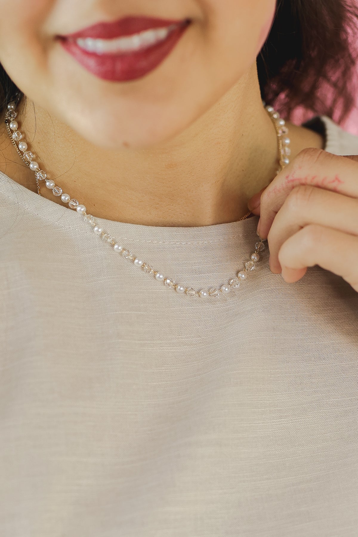 Pearl Blossom Necklace