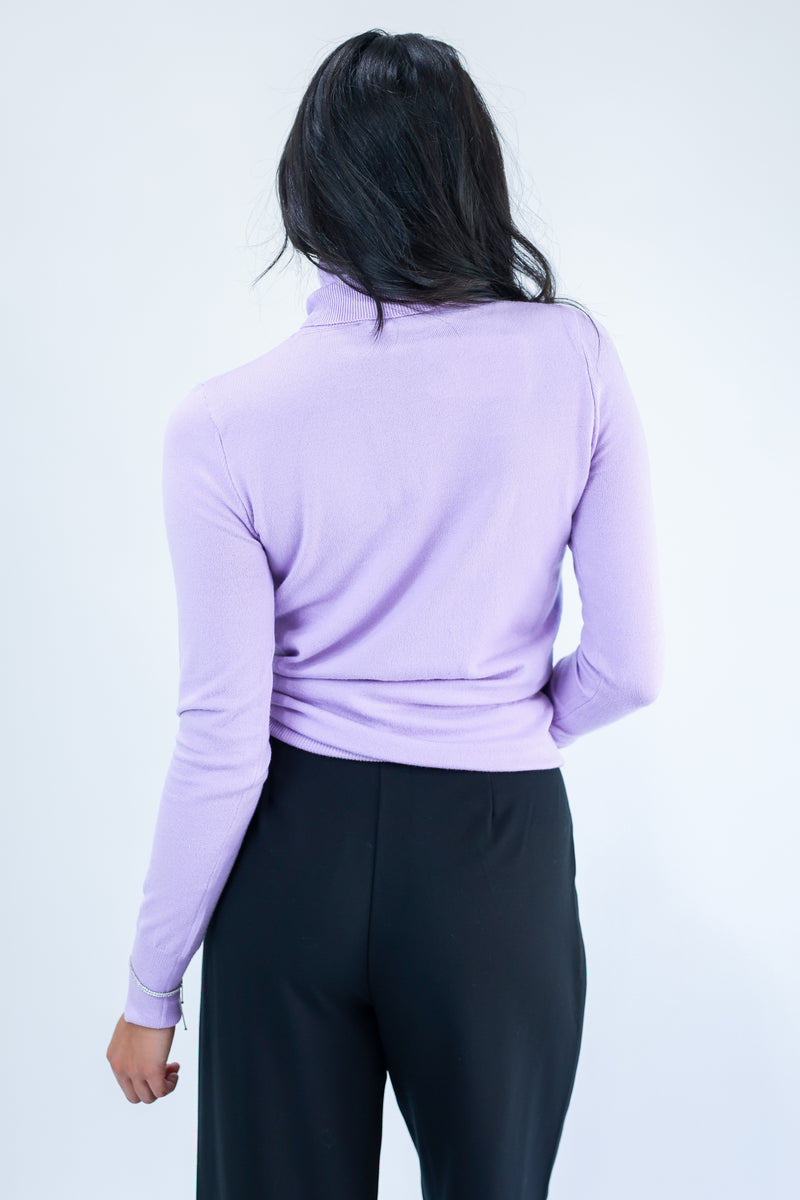 Chasing You Sweater In Lavender