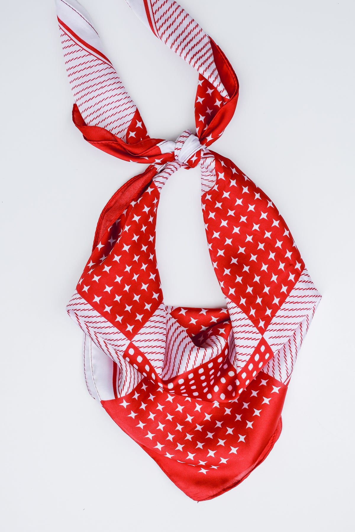 Victory Bells Hair Scarf In Scarlet