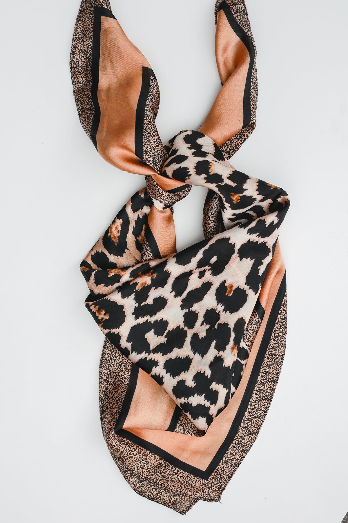 Spot On Leopard Scarf In Tan