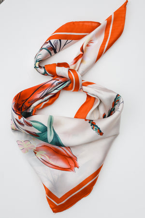 Island Of Capri Scarf In Orange