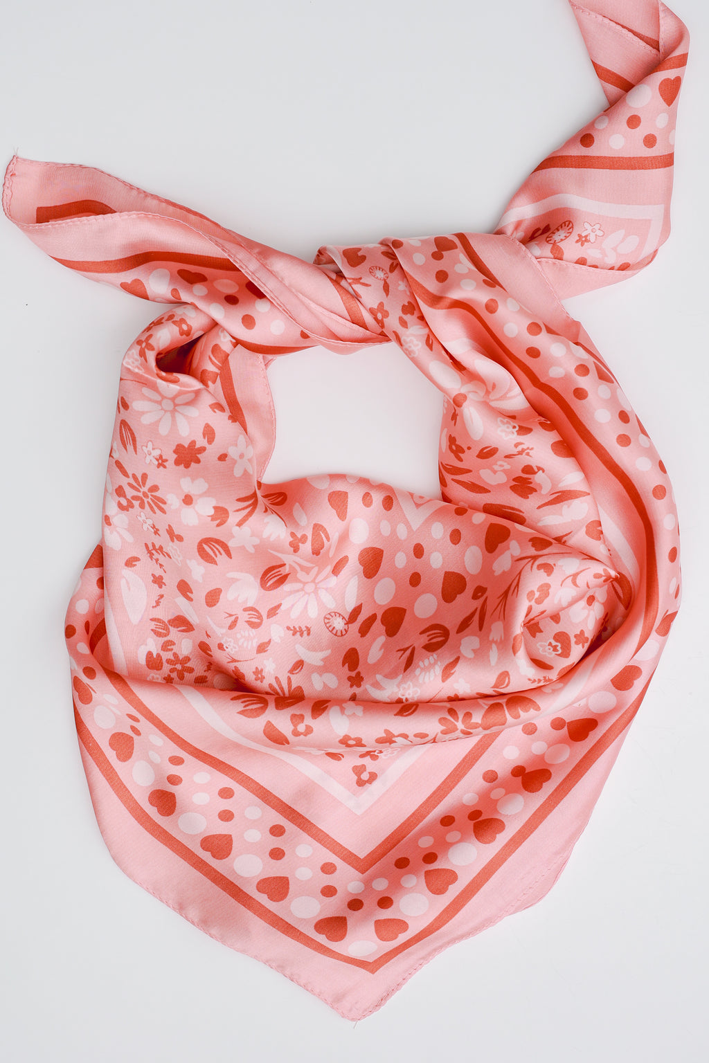 Lucky Kind Scarf In Coral
