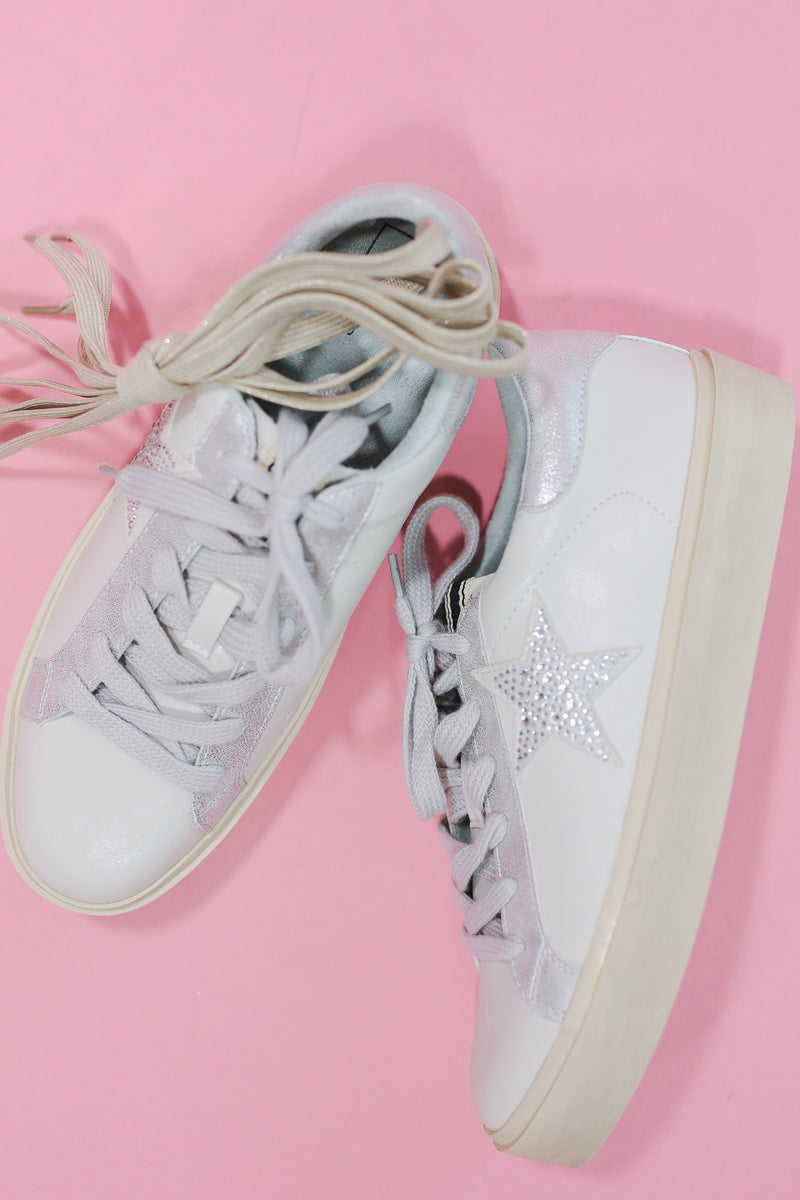 The Reba Sneakers In Crystal