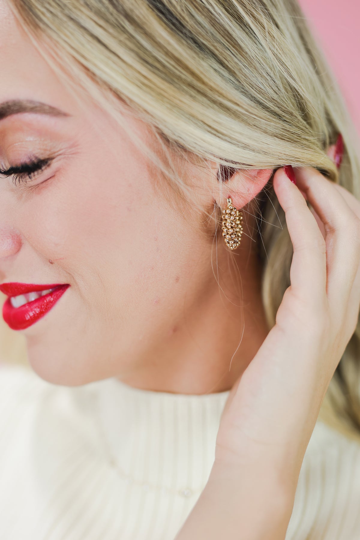 Field Of Fall Earrings In Gold