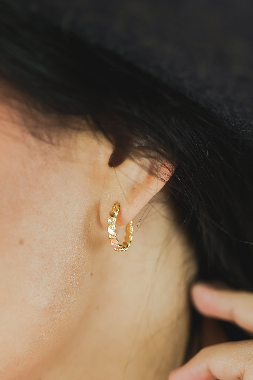 Casual Sparkle Earrings In Gold