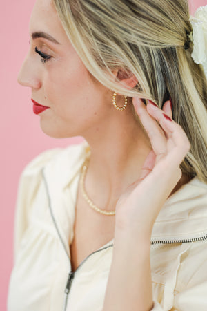 Love At First Site Earrings In Gold