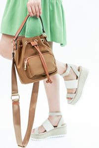 Daytime Beauty Bucket Bag In Tan