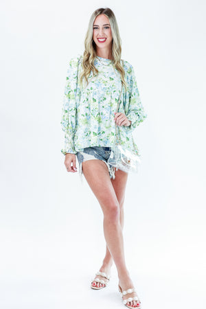 Girl's Trip Floral Shift Top