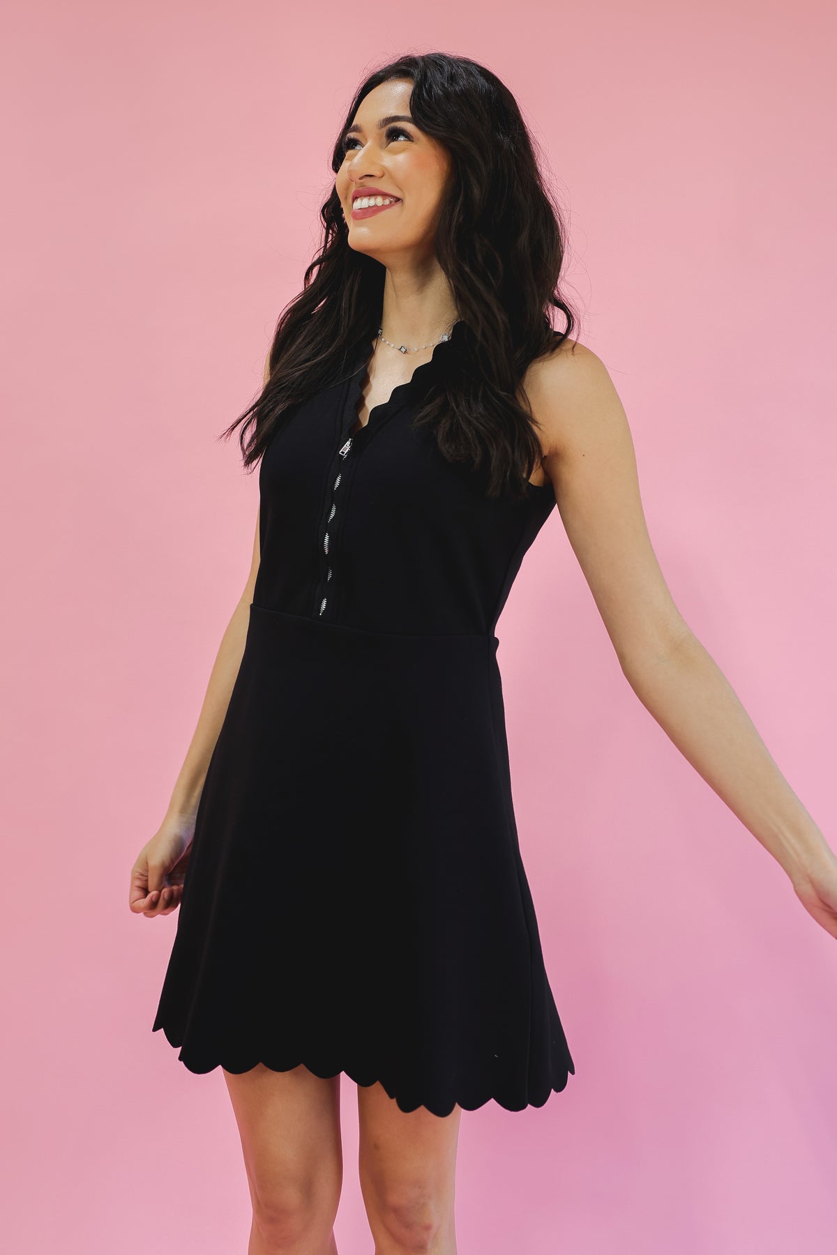 Flirty Feels Dress - Black