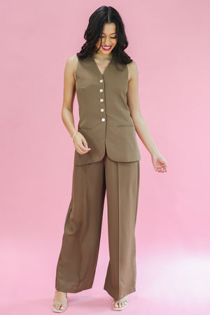 Purely Fabulous Dress Pants In Espresso