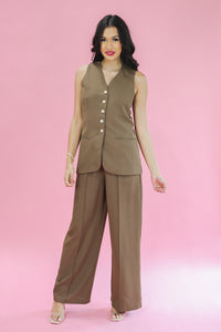 Purely Fabulous Dress Pants In Espresso