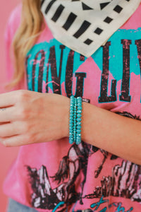 Spirit Bracelet Stack In Turquoise