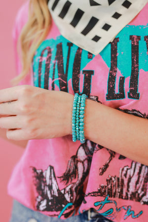 Spirit Bracelet Stack In Turquoise