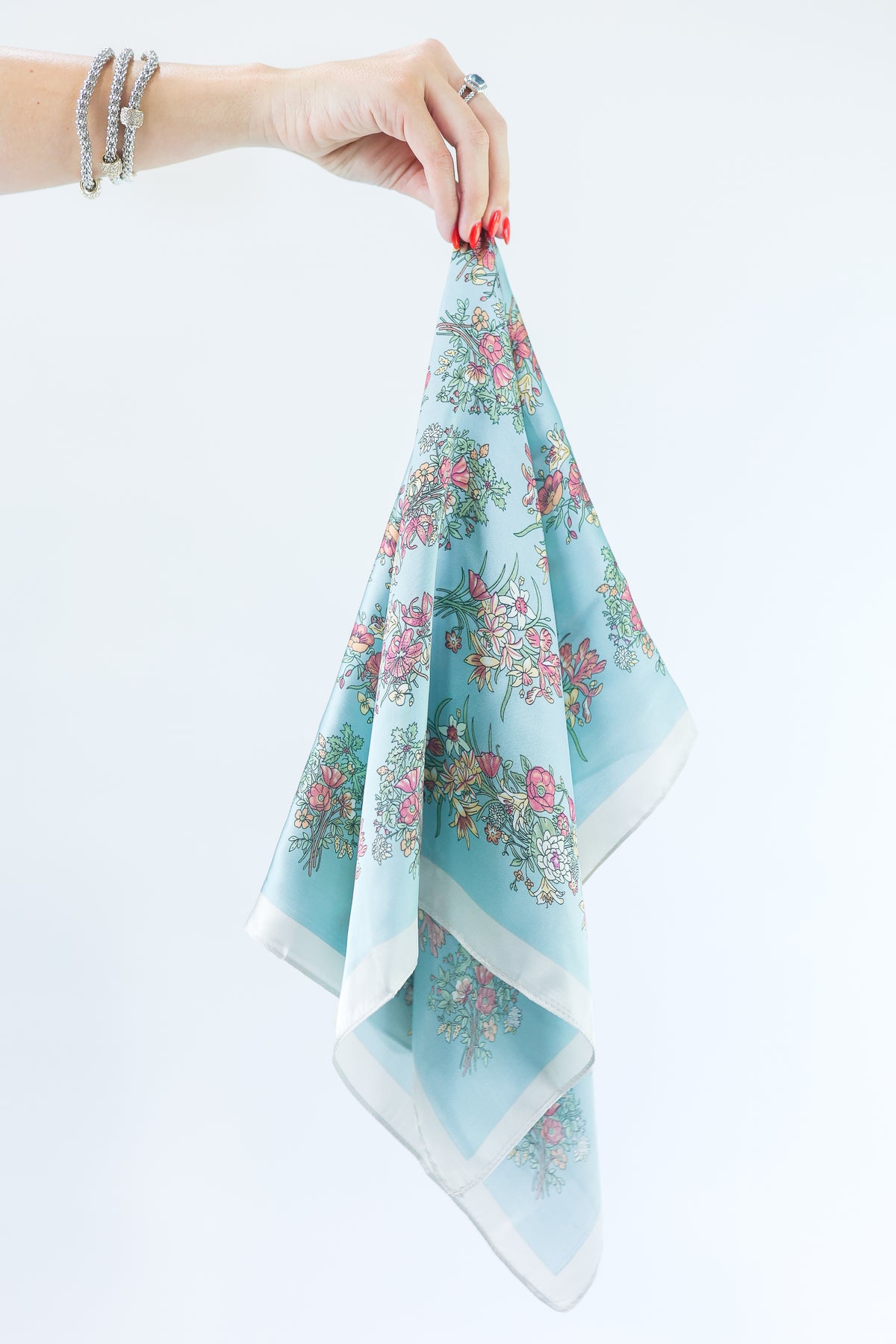 Resort Dreamin' Scarf In Light Blue