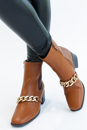 The Michelle Boot In Chestnut