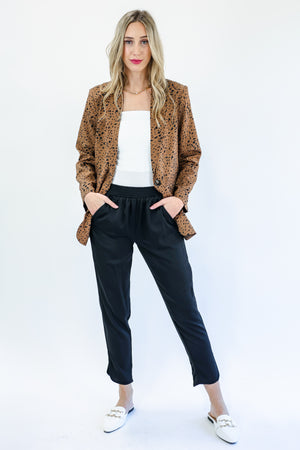 For The Record Blazer In Mocha