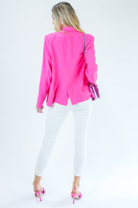 Biggest Moments Blazer In Hot Pink