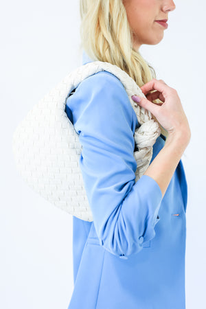 Extra Blessed Woven Bag In Ivory