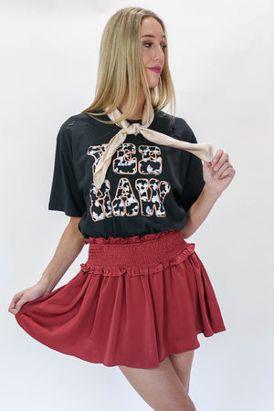 Flirty & Fabulous Skirt In Brick