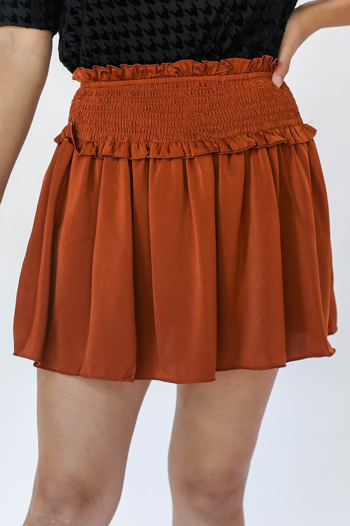 Flirty & Fabulous Skirt In Caramel