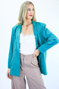 Making The Moves Blazer In Jade