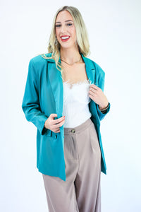 Making The Moves Blazer In Jade