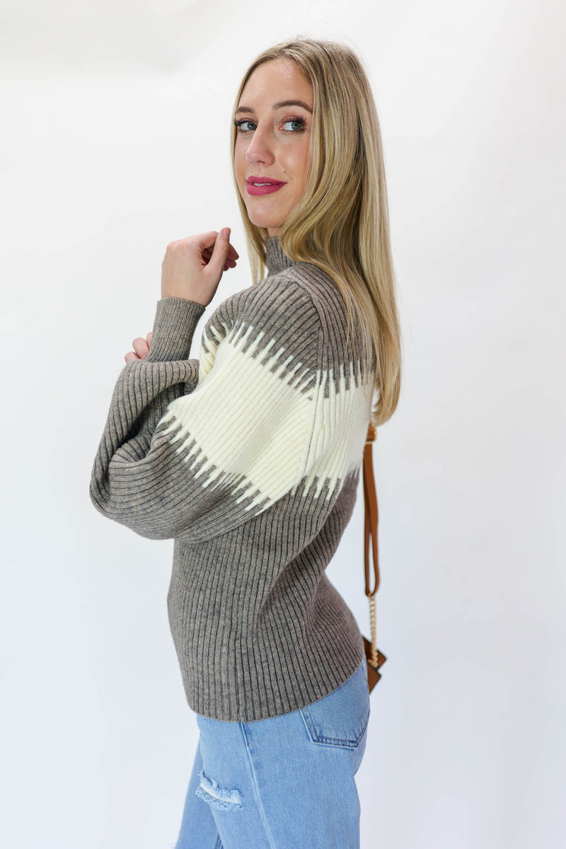 No Drama Sweater In Mocha