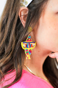 Fiesta Baby Earrings In Yellow