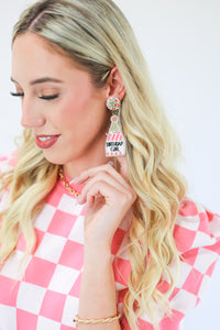 The Birthday Girl Earrings In Pink