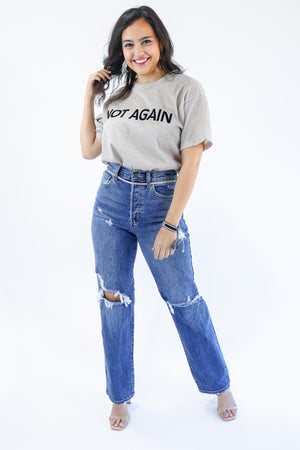 The Ricky High Waist Jeans In Medium Wash