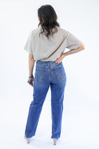 The Ricky High Waist Jeans In Medium Wash