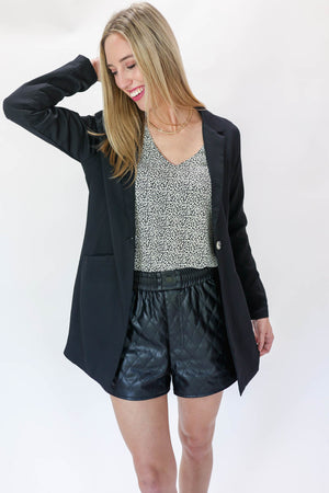 Be the Boss Blazer In Black