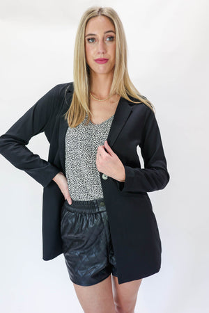 Be the Boss Blazer In Black