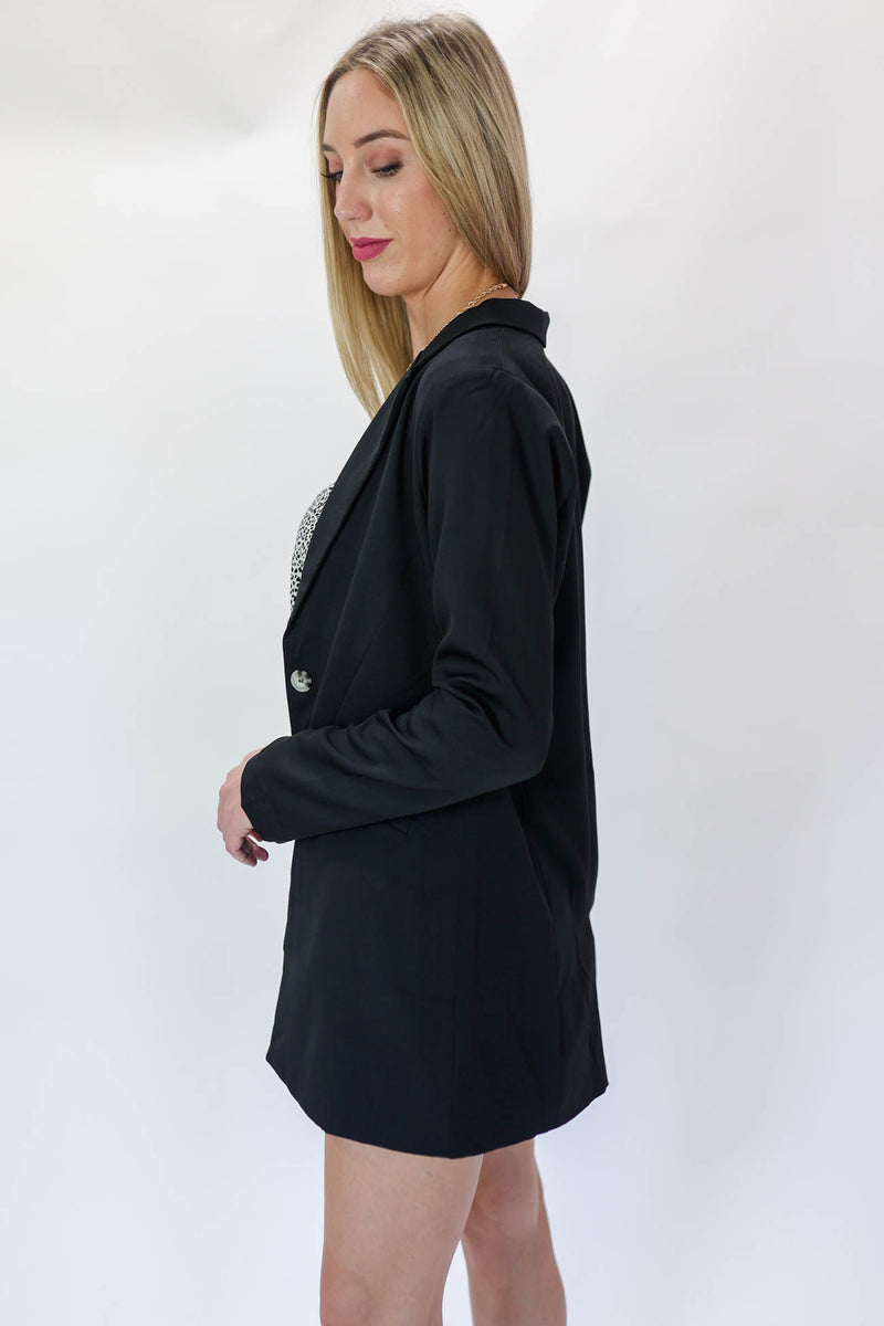 Be the Boss Blazer In Black