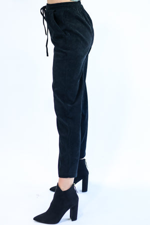 Woodland Wish Corduroy Pant In Black