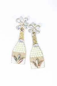 Celebratory Pearl Champagne Earrings