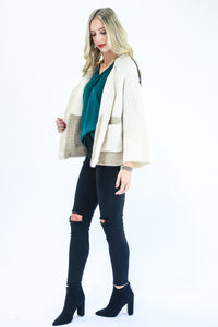 Cozy Fireside Cardigan In Cream