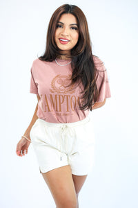 Hamptons Tennis Tee In Brick